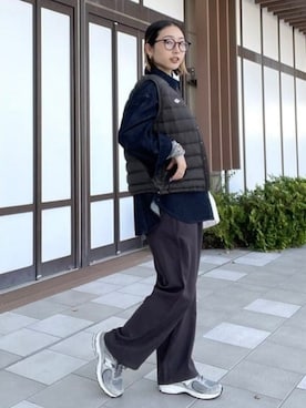 「Lee（リー）のアイテム」を使った、B:MING by BEAMS WOMENさん（レディース・163cm）の秋コーディネート