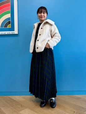 「B:MING by BEAMS（ビーミングバイビームス）のアイテム（ジャケット/アウター）」を使った、B:MING by BEAMS WOMENさん（レディース・160cm）の冬コーディネート