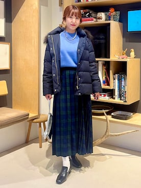 「B:MING by BEAMS（ビーミングバイビームス）のアソート プリーツ スカート（S～M）（スカート）」を使った、B:MING by BEAMS WOMENさん（レディース・160cm）の夏コーディネート