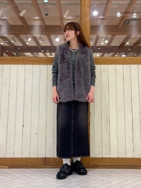B:MING by BEAMS WOMENさん（レディース・163cm）の冬コーディネート