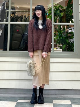 B:MING by BEAMS WOMENさん（レディース・167cm）の冬コーディネート
