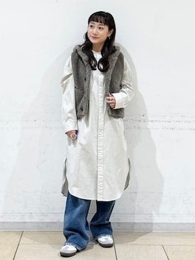 「アイテム（その他アウター）」を使った、B:MING by BEAMS WOMENさん（レディース・149cm）の秋コーディネート