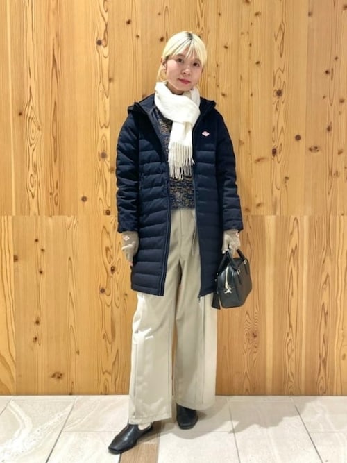 DANTON / ウールライク ミドル ダウンコート（ダウンジャケット/コート