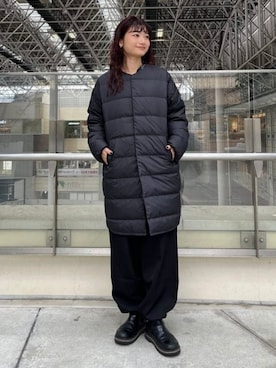 「ORCIVAL（オーシバル）のアイテム（ダウンジャケット/コート）」を使った、B:MING by BEAMS WOMENさん（レディース・160cm）の秋コーディネート