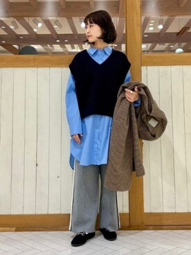 B:MING by BEAMS WOMENさん(レディース・153cm)の冬コーディネート