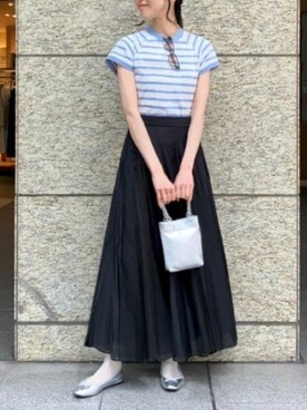 「アイテム（Tシャツ/カットソー、その他）」を使った、B:MING by BEAMS WOMENさん（レディース・162cm）の夏コーディネート