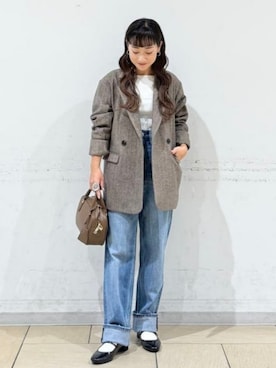 B:MING by BEAMS WOMENさん(レディース・149cm)の冬コーディネート
