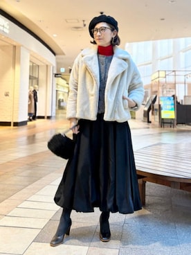 B:MING by BEAMS WOMENさん（レディース・157cm）の冬コーディネート