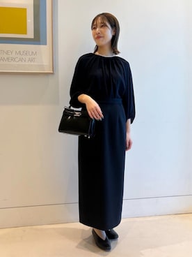 「セレモニーコーデ」｜「アイテム（スカート）」を使った、B:MING by BEAMS WOMENさん（レディース・160cm）の冬コーディネート