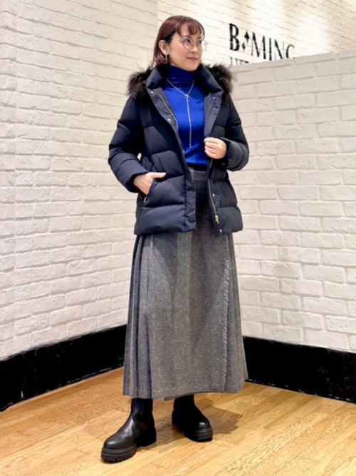 ぽそんB:MING by BEAMS ミドルダウンジャケット M B:MING by BEAMS B:MING by BEAMS Middle Down Jacket (Blouson Down