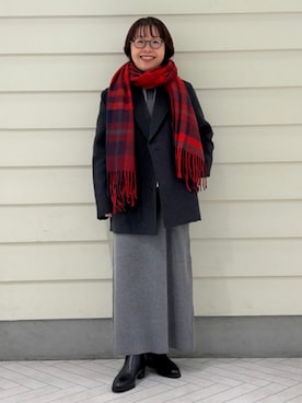 「アイテム（テーラードジャケット）」を使った、B:MING by BEAMS WOMENさん（レディース・148cm）の冬コーディネート