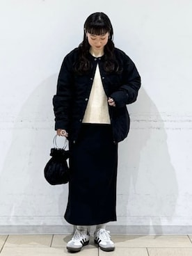 「アイテム（ブルゾン）」を使った、B:MING by BEAMS WOMENさん（レディース・149cm）の秋コーディネート