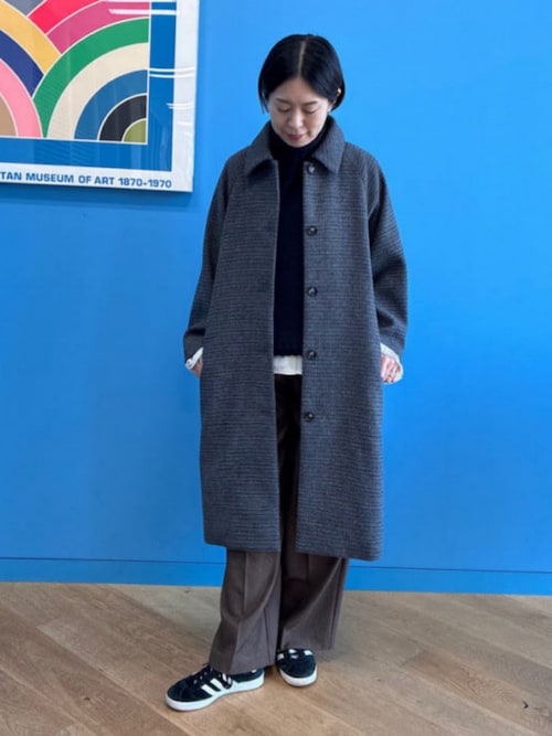 チェック ステンカラーコート（ステンカラーコート）｜B:MING by BEAMS