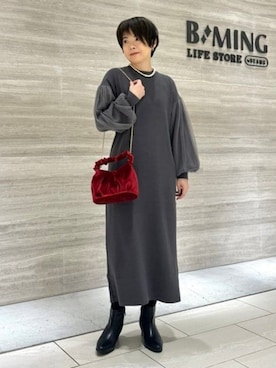 「きれいめコーディネート」｜B:MING by BEAMS WOMENさん（レディース・154cm）の冬コーディネート