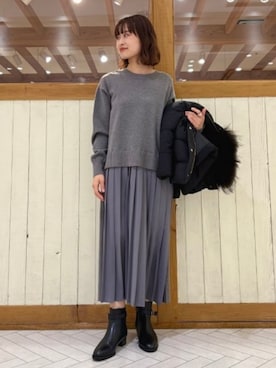 B:MING by BEAMS WOMENさん(レディース・153cm)の冬コーディネート