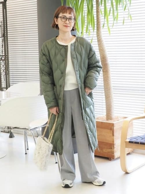 別注】TAION / リバーシブル ダウン ロングコート（S～M