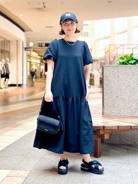 「NIKE（ナイキ）のアイテム」を使った、B:MING by BEAMS WOMENさん（レディース・158cm）の夏コーディネート