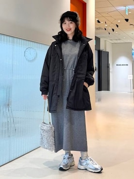 「アイテム（ワンピース）」を使った、B:MING by BEAMS WOMENさん（レディース・161cm）の秋コーディネート
