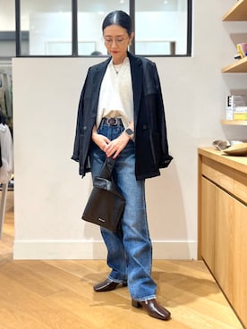 「アイテム（スウェット）」を使った、B:MING by BEAMS WOMENさん（レディース・151cm）の夏コーディネート
