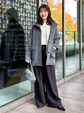 「アイテム（その他アウター）」を使った、B:MING by BEAMS WOMENさん（レディース・161cm）の秋コーディネート