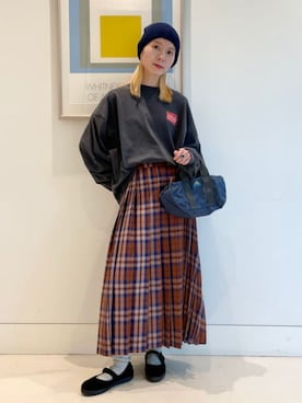 「バックロゴ」｜B:MING by BEAMS WOMENさん（レディース・162cm）の秋コーディネート