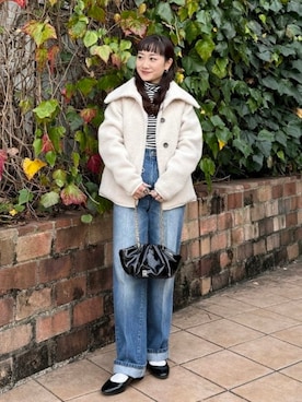 「アイテム（ブルゾン）」を使った、B:MING by BEAMS WOMENさん（レディース・149cm）の冬コーディネート