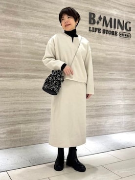 B:MING by BEAMS WOMENさん（レディース・154cm）の冬コーディネート