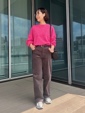 「B:MING by BEAMS（ビーミングバイビームス）のアイテム（スウェット）」を使った、B:MING by BEAMS WOMENさん（レディース・160cm）の夏コーディネート