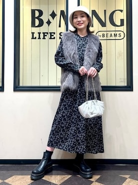 B:MING by BEAMS WOMENさん（レディース・161cm）の秋コーディネート
