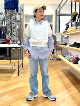 「B:MING by BEAMS（ビーミングバイビームス）のアイテム（スウェット）」を使った、B:MING by BEAMS WOMENさん（レディース・151cm）の秋コーディネート