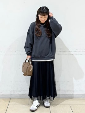 「アイテム（ボストンバッグ）」を使った、B:MING by BEAMS WOMENさん（レディース・149cm）の秋コーディネート