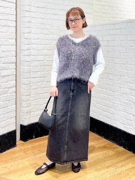 「B:MING by BEAMS（ビーミングバイビームス）のアイテム（トートバッグ）」を使った、B:MING by BEAMS WOMENさん（レディース・158cm）の秋コーディネート