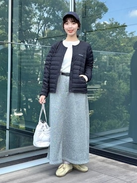 「アイテム（モカシン/デッキシューズ）」を使った、B:MING by BEAMS WOMENさん（レディース・161cm）の夏コーディネート