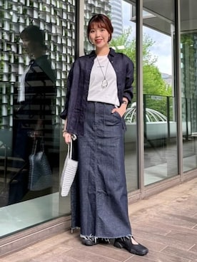 「SOMETHING（サムシング）のアイテム」を使った、B:MING by BEAMS WOMENさん（レディース・161cm）の春コーディネート