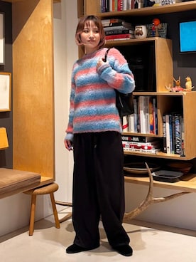 「アイテム（ローファー）」を使った、B:MING by BEAMS WOMENさん（レディース・164cm）の秋コーディネート