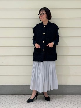 「セレモニーコーデ」｜「アイテム（スカート）」を使った、B:MING by BEAMS WOMENさん（レディース・148cm）の冬コーディネート