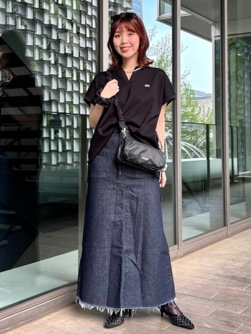 セール】SOMETHING / ベイカースカート（S～M）（デニムスカート