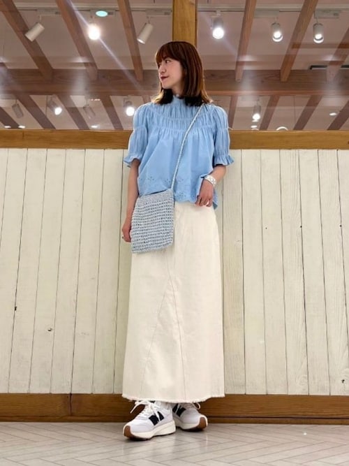 ブラウス シャツ インド スカラ刺繍 ブラウス（S〜M） レディース セール】インド スカラ刺繍 ブラウス（S～M）（シャツ/ブラウス
