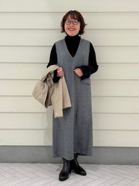 B:MING by BEAMS WOMENさん（レディース・148cm）の冬コーディネート