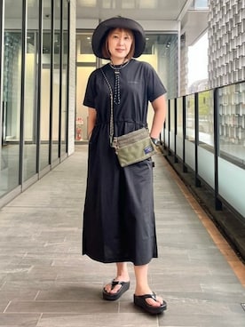 「PENDLETON（ペンドルトン）のアイテム（ワンピース/ドレス）」を使った、B:MING by BEAMS WOMENさん（レディース・160cm）の春コーディネート