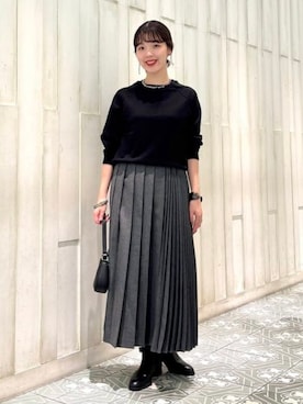 「B:MING by BEAMS（ビーミングバイビームス）のアイテム（スウェット）」を使った、B:MING by BEAMS WOMENさん（レディース・161cm）の秋コーディネート