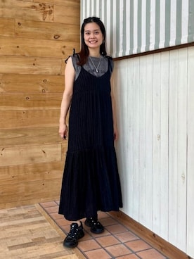 「アイテム（ワンピース/ドレス）」を使った、B:MING by BEAMS WOMENさん（レディース・167cm）の夏コーディネート