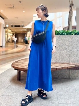 「SHAKA（シャカ）のアイテム」を使った、B:MING by BEAMS WOMENさん（レディース・158cm）の夏コーディネート