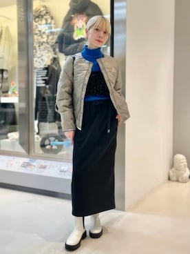 「Gramicci（グラミチ）のアイテム（ジャケット/アウター）」を使った、B:MING by BEAMS WOMENさん（レディース・162cm）の秋コーディネート