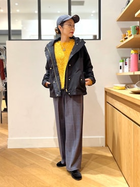 「アイテム（マウンテンパーカー）」を使った、B:MING by BEAMS WOMENさん（レディース・151cm）の秋コーディネート