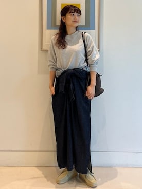 「アイテム（シャツワンピース）」を使った、B:MING by BEAMS WOMENさん（レディース・160cm）の夏コーディネート