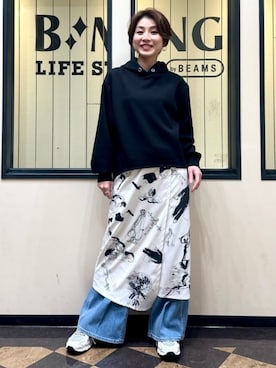 B:MING by BEAMS WOMENさん（レディース・161cm）の冬コーディネート