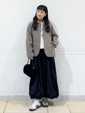 「アイテム（スウェット）」を使った、B:MING by BEAMS WOMENさん（レディース・149cm）の秋コーディネート