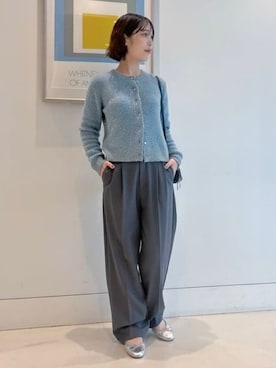 「アイテム（ドレスシューズ、シルバー系）」を使った、B:MING by BEAMS WOMENさん（レディース・160cm）の秋コーディネート