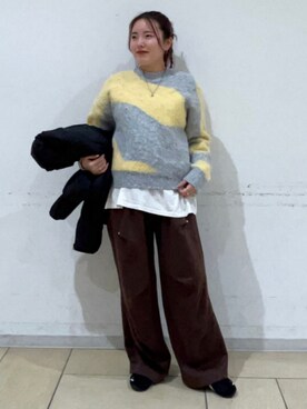 B:MING by BEAMS WOMENさん(レディース・158cm)の冬コーディネート